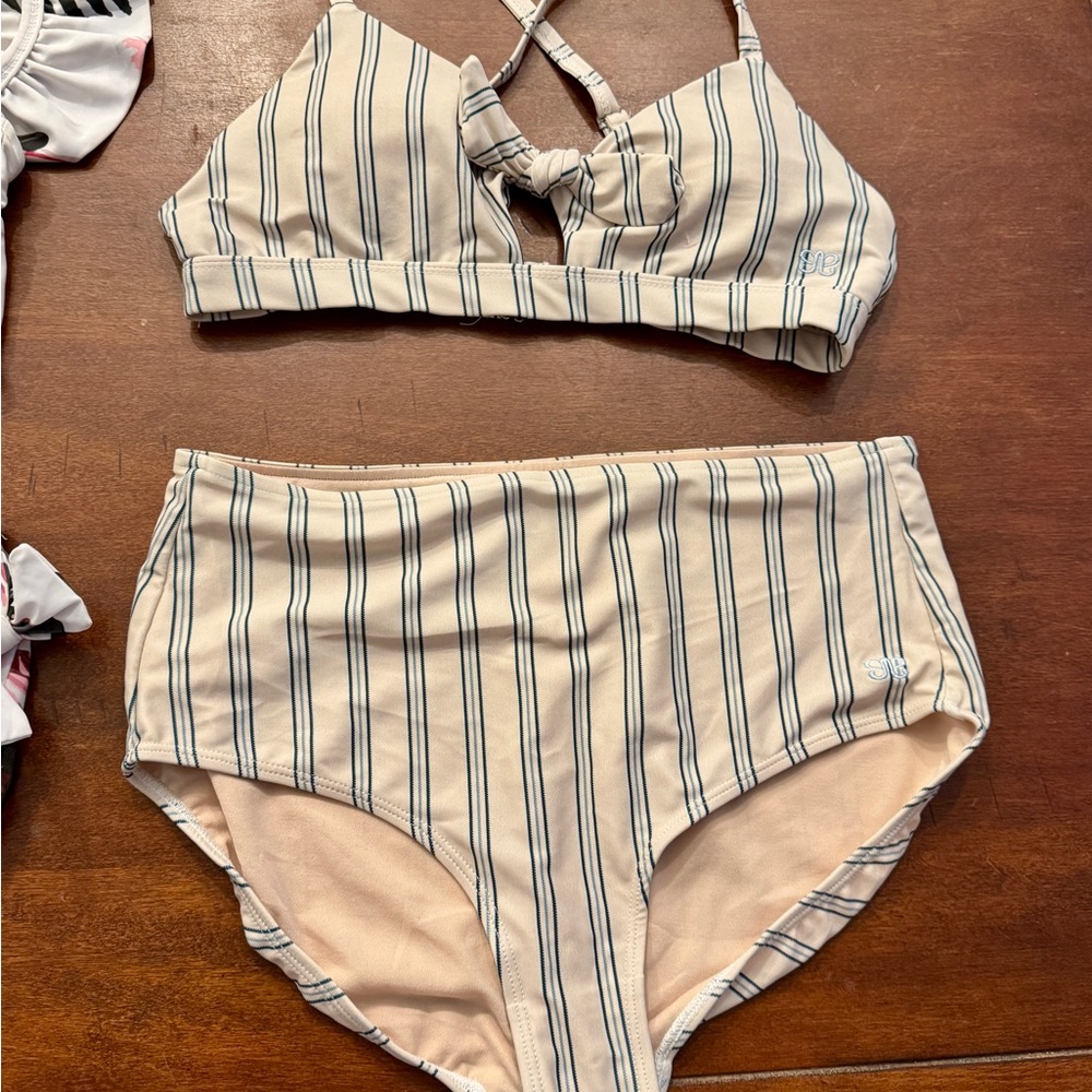 Albion Striped Bikini Bottoms - Picture 5 of 7